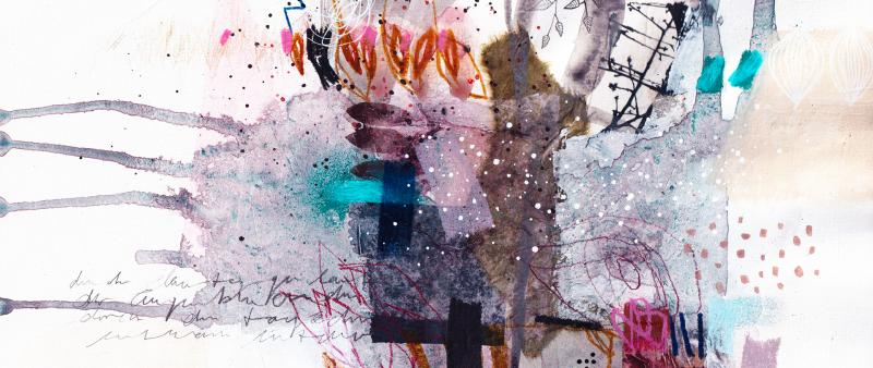 After Work: Poetische Mixed Media Collage