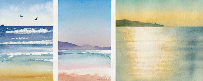 Wasser, Wellen & Meer malen – Aquarell Basics