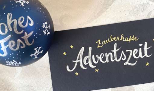 After Work: Handlettering: Buchstaben im Adventzauber