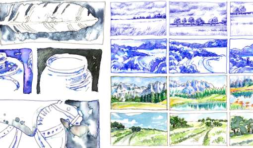After Work: Panel-Sketching - in kleinen Schritten zum vollen Skizzenbuch