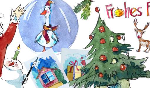 Weihnachtsmotive sketchen! | Kompaktworkshop 14:00 - 16:00 Uhr